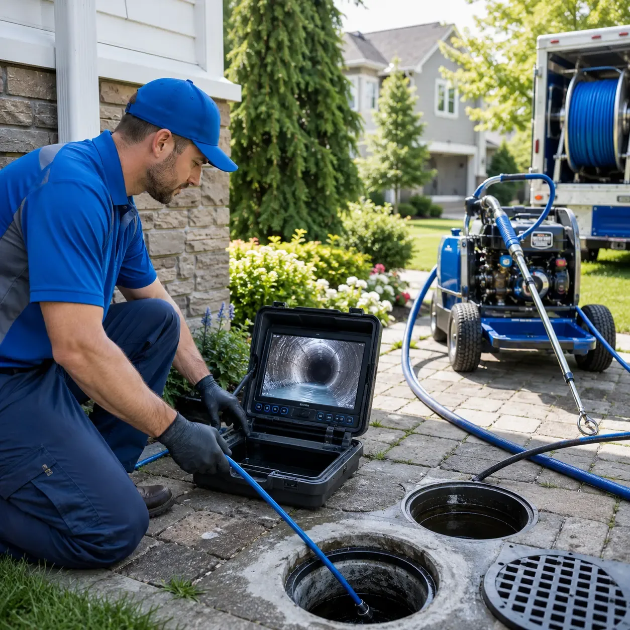 Outdoor drain cleaning professionals serving Milton, IL
